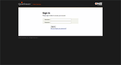 Desktop Screenshot of clientservices.quinstreet.com