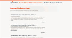 Desktop Screenshot of blog.quinstreet.com