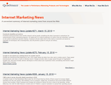 Tablet Screenshot of blog.quinstreet.com